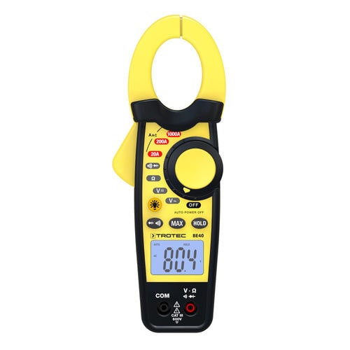 Цифровой мультиметр-зажим - BE40 - Trotec GmbH - переносной / с измерением контактного напряжения