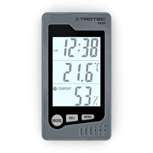 Цифровой термогигрометр - BZ05 - Trotec GmbH - настольный / температуры / относительная влажность