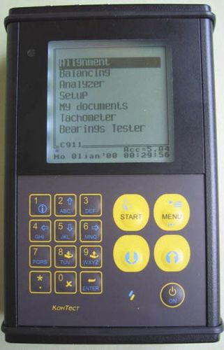 Система выравнивания вала - C911 - NPP KOHTECT - лазер / со встроенным анализатором вибрации для балансировки машин