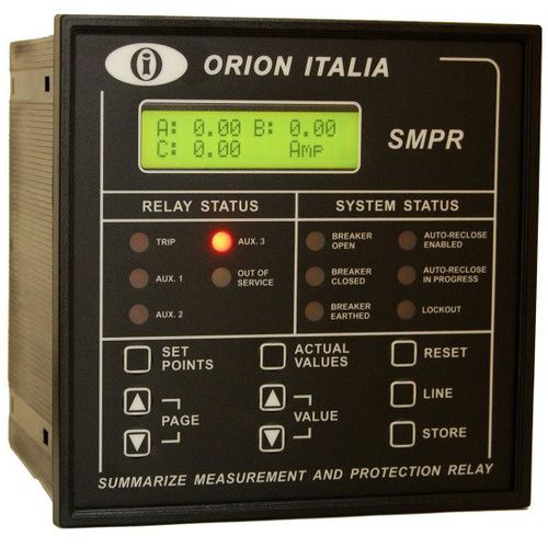 Защитное реле скачков напряжений - SMPR-1 - Orion Italia - тока перегрузки / порядка чередования фаз / для монтажа на панели