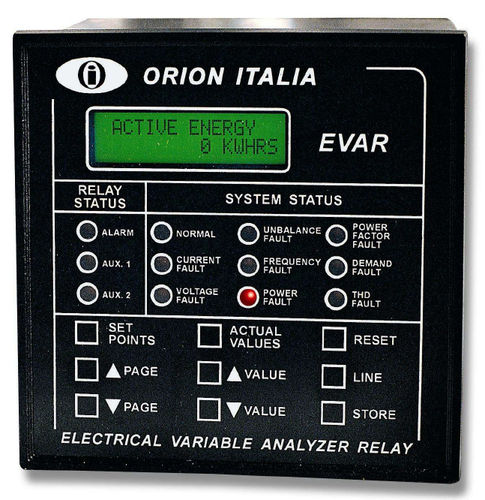 Реле для наблюдения тока - EVAR - Orion Italia - напряжения / трехфазовое / для электрического двигателя