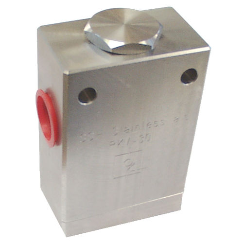 Предохранительный клапан из нержавеющей стали - PKV-30 - SSH Stainless - шариковый / для воды / для масла