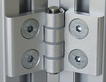 Плоский шарнир - 7.22 series - Modular Assembly Technology - из алюминия / привинчиваемый / 180°
