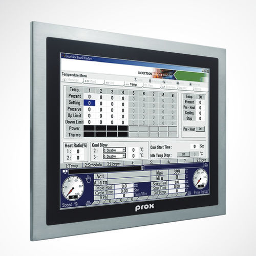 Панельный ПК TFT LCD - SP-7155 - Protech Systems - с емкостным сенсорным экраном PCAP / с резистивным сенсорным экраном на 5 проводах / 15"
