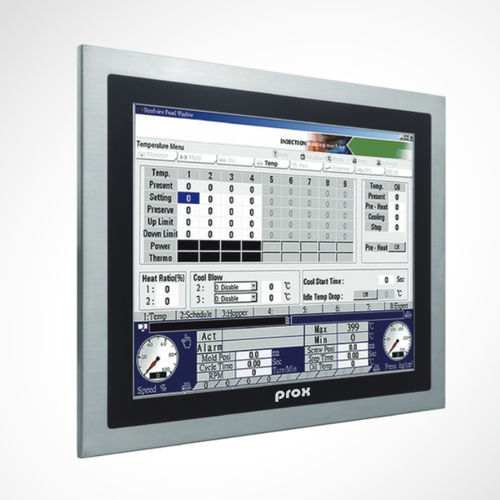 Панельный ПК TFT LCD - SP-7157 - Protech Systems - с емкостным сенсорным экраном PCAP / с резистивным сенсорным экраном на 5 проводах / 17"