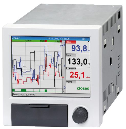 Регистратор без бумаги - REGICONT RCE-300 - ACS Control-System GmbH - для измерения температуры / 4 канала / 8 каналов