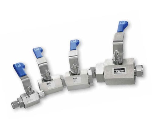 Клапан со сферическим золотником - Hi-Pro series - Parker Hannifin France SAS - с маховиком / с рычагом / блокировки винтом