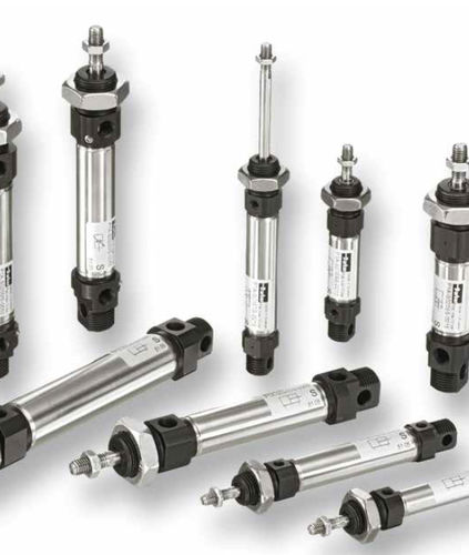 Пневматический цилиндр - P1A - Parker Hannifin France SAS - со сквозным штоком / с магнитным поршнем / двойного действия