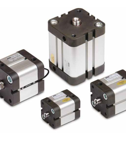 Компактный цилиндр - P1P - Parker Hannifin France SAS - пневматический / со сквозным штоком / двойного действия