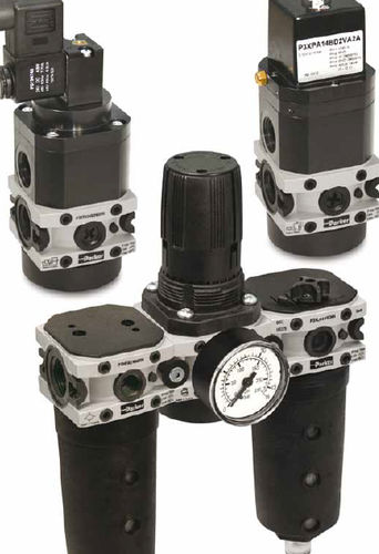 Воздушный фильтр-регулятор маслораспылитель - P3X series - Parker Hannifin France SAS - модульный