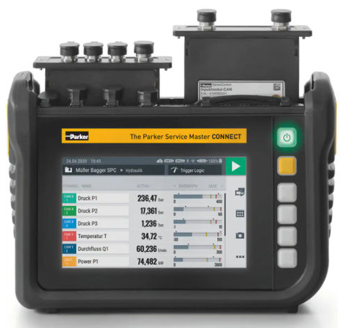 Регистратор данных для измерения температуры - SCM-600-00 - Parker Hannifin France SAS - давления / частоты / RPM