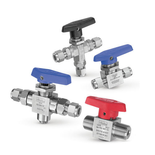Клапан со сферическим золотником - MB series - Parker Hannifin France SAS - с рычагом / с маховиком / изоляционный
