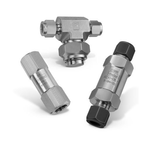 Предохранительный клапан с вентилем - CB, CBF series - Parker Hannifin France SAS - резьбовой / для контроля расхода / из нержавеющей стали