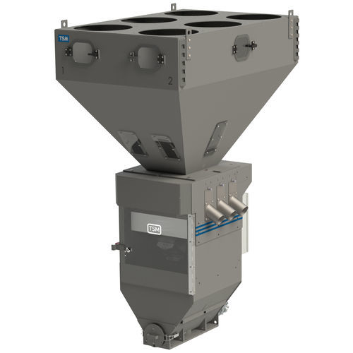 Гравиметрический дозатор-смеситель - OPTIMIX-1500 - TSM Control Systems - для смол / для гранул / для пластиковых гранул