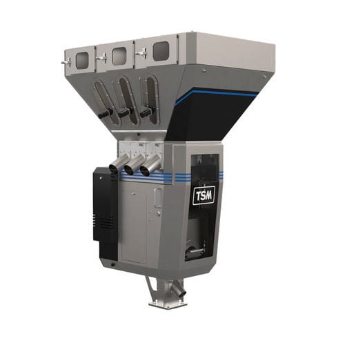 Гравиметрический дозатор-смеситель - OPTIX 100 - TSM Control Systems - для гранул / для смол / для пластиковых гранул