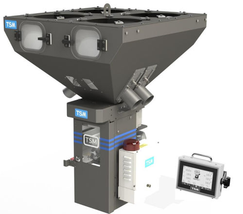Гравиметрический дозатор-смеситель - OPTIMIX-200 - TSM Control Systems - весовой / непрерывного действия / с бункером