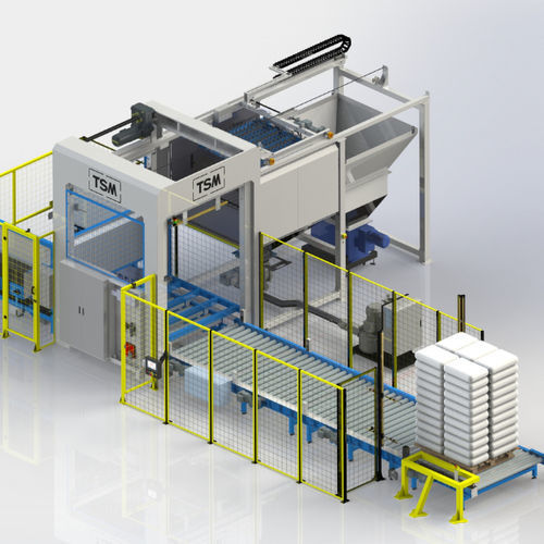 Автоматическая распаковочная машина - TSM Control Systems - для разливочной промышленности / для выдувной промышленности / для пластиковых бутылок
