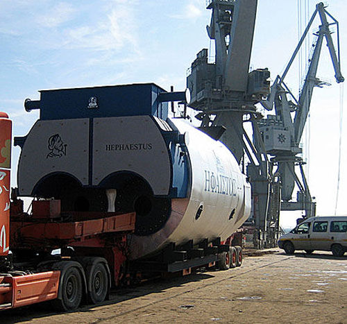 Котел перегретым паром - EAGLE K - HEPHΑESTUS BOILER MAKERS & ENGINEERING - насыщенным паром / для горячей воды / на природном газе