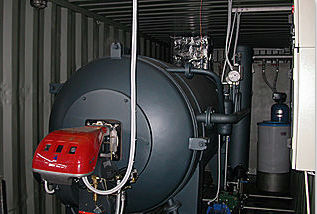 Горизонтальный парогенератор - HEPHΑESTUS BOILER MAKERS & ENGINEERING - мобильный