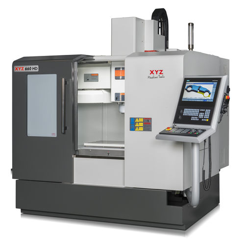 Обрабатывающий центр ЧПУ 3 оси - XYZ 660 HD - XYZ Machine Tools - вертикальный / с поворотным столом / BT 40