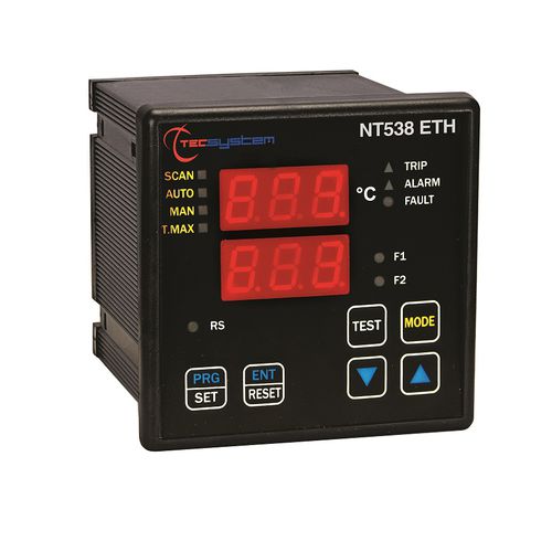 Цифровой контроллер температуры - NT538 ETH - TECSYSTEM srl - программируемый / для трансформатора