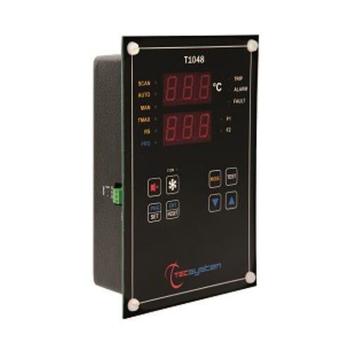 Цифровой контроллер температуры - T1048 - TECSYSTEM srl - с двойным индикатором / программируемый / IP65