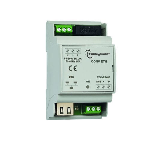 Преобразователь среда - CONV ETH  - TECSYSTEM srl - Ethernet / RS422/RS485 / ModBUS RTU