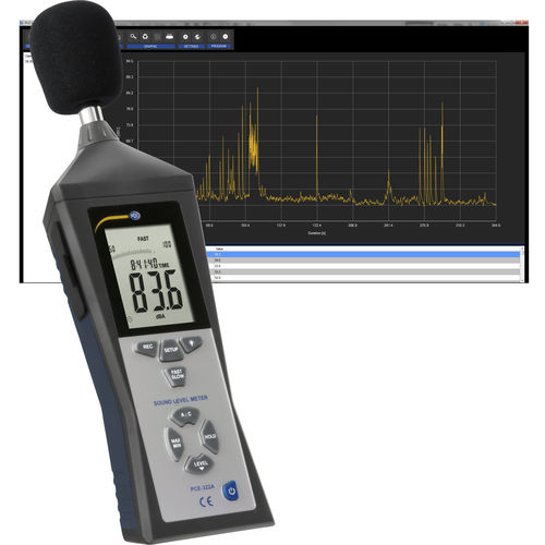 Шумомер интегратор - PCE-322A incl. LEQ Software - PCE Deutschland GmbH - анализатор / класс 2 / цифровой