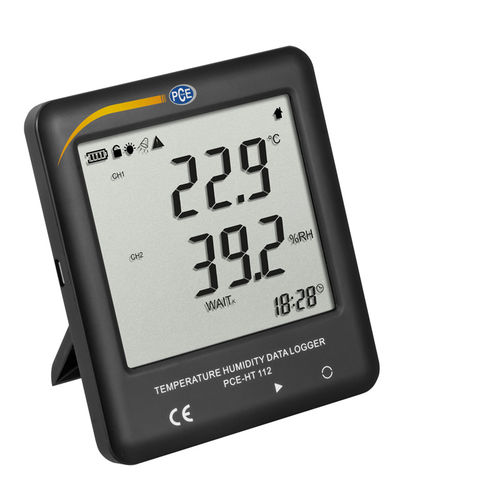 Регистратор данных температура и влажность - PCE-HT 112 - PCE Deutschland GmbH - USB / с графическим ЖК-индикатором / для контроля
