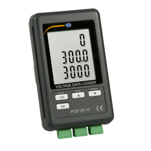 Регистратор данных напряжение - PCE-VR 10 - PCE Deutschland GmbH - Modbus / с дисплеем LCD / для электросети