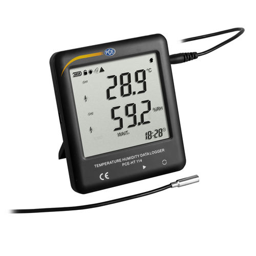 Регистратор данных температура и влажность - PCE-HT 114 - PCE Deutschland GmbH - с дисплеем LCD / для холодильника / компактный