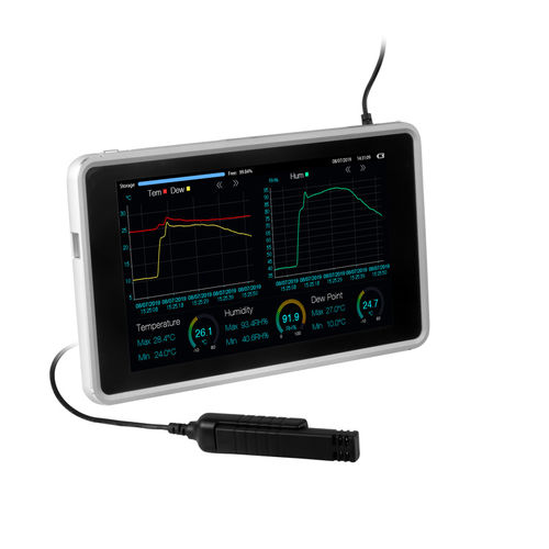 Регистратор данных температура и влажность - PCE-HT 300 - PCE Deutschland GmbH - точка росы / беспроводной / со светодиодным дисплеем