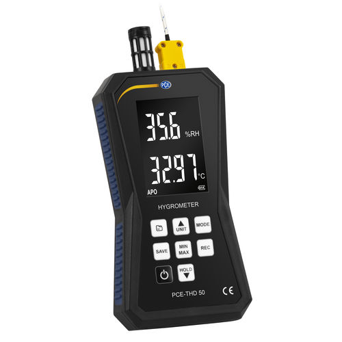 Термогигрометр для системы HVAC - PCE-THD 50 - PCE Deutschland GmbH - для пищевой промышленности и для производства напитков / для лабораторий / промышленный