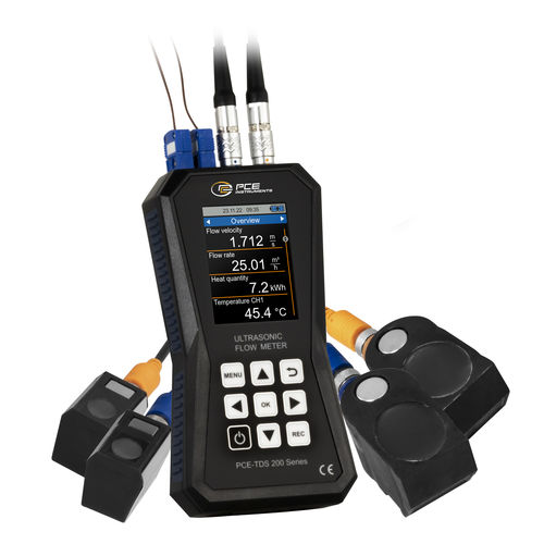 Ультразвуковой расходомер - PCE-TDS 200+ Series - PCE Deutschland GmbH - объемный / для масла / для воды