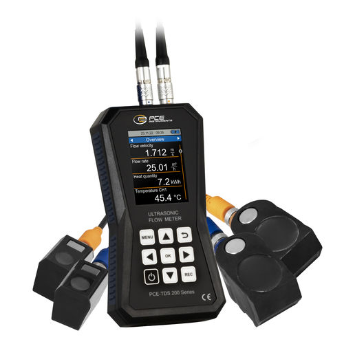 Ультразвуковой расходомер - PCE-TDS 200 Series - PCE Deutschland GmbH - объемный / для химических продуктов / для воды