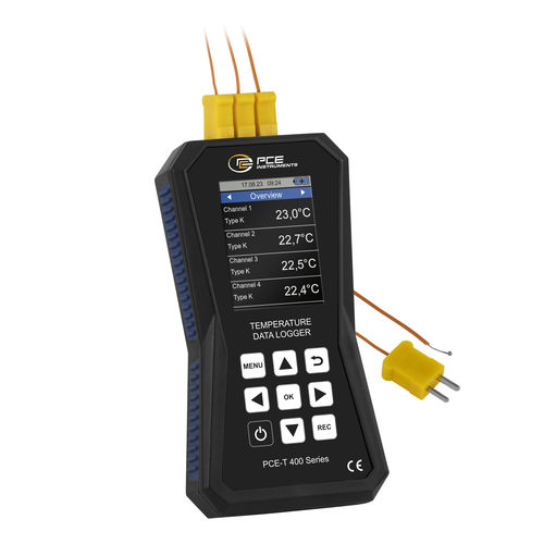 Регистратор данных для измерения температуры - PCE-T 420 - PCE Deutschland GmbH - USB / с дисплеем LCD / для термопары