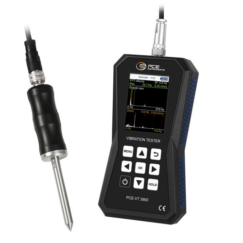 Виброметр для наблюдения за машиной - PCE-VT 3900S - PCE Deutschland GmbH - для балансировки / переносной / с регистратором данных