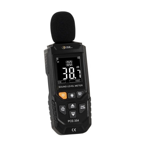Шумомер анализатор - PCE-354 - PCE Deutschland GmbH - класс 2 / со сбором данных / цифровой