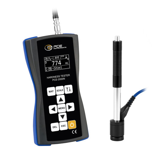 Твердомер Leeb - PCE-2000N - PCE Deutschland GmbH - переносной / для цветных металлов / с ЖК цифровым дисплеем