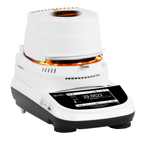 Весы-влагомеры для лабораторий - PCE-MA 60XT - PCE Deutschland GmbH - г / с сенсорным экраном / RS-232