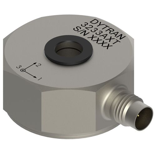 Трехосевой акселерометр - 3233A5T - DYTRAN INSTRUMENTS - со срезом / IEPE / с защитой