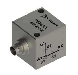 Трехосевой акселерометр - 7576 - DYTRAN INSTRUMENTS - MEMS / малогабаритный / угловой