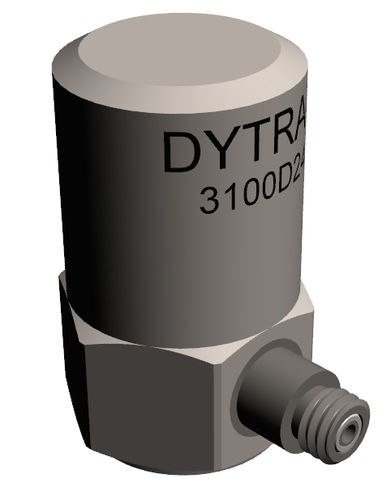 Трехосевой акселерометр - 3100D24   - DYTRAN INSTRUMENTS - пьезоэлектрический / EMI / для общего применения