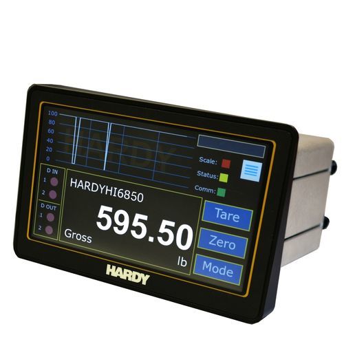 Многоканальный весовой индикатор / контроллер - HI6850 - Hardy Process Solutions - батч / IP65 / с сенсорным экраном