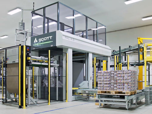 Штабелер в конце линии - Scott Automation - послойно / груза / для ящиков