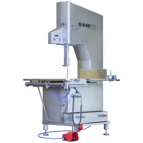 Ленточная пила для костей с предохранителем - BladeStop K400 - Scott Automation - для супермаркета / промышленная / из нержавеющей стали