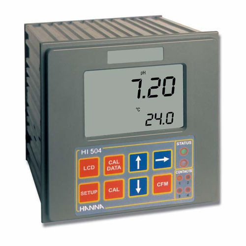Фиксированный измеритель pH - HI-504 series - NEURTEK - для процесса / с дисплеем LCD