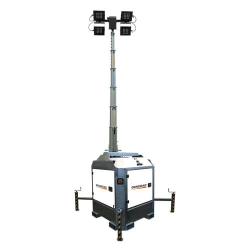 Мачта освещения LED - CUBE Hybrid - Generac Mobile (PR Industrial Srl) - с дизельным двигателем / на аккумуляторе / гибридная