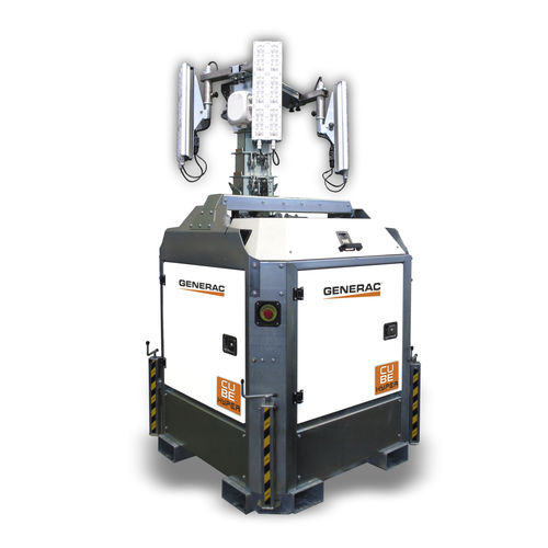 Мачта освещения LED - CUBE+ HYPER - Generac Mobile (PR Industrial Srl) - с дизельным двигателем