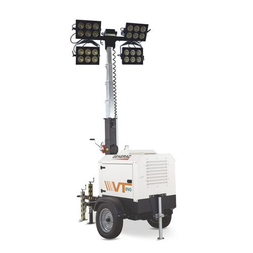 Мачта освещения LED - VTevo  - Generac Mobile (PR Industrial Srl) - с дизельным двигателем